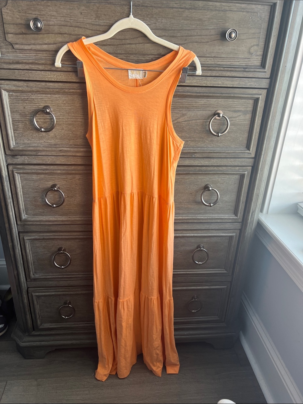 Boho Midi Tiered Tank Melissa Dress by Nation Los Angeles